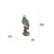 Show in main carousel: Hi-Line Gift 15.04-in Grey Gabon Parrot On Stump Outdoor Decor slide 8 of 10
