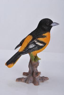 Show full view: Hi-Line Gift 7-in Oriole On Branch Statue Outdoor Decor slide 6 of 8