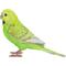 Show in main carousel: Hi-Line Gift 5.24-in Green Budgerigar with Iron Foot Statue Outdoor Decor slide 3 of 8