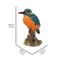 Show in main carousel: Hi-Line Gift 7.5-in Kingfisher On Stump Statue Outdoor Decor slide 8 of 8