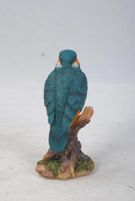 Show full view: Hi-Line Gift 7.5-in Kingfisher On Stump Statue Outdoor Decor slide 5 of 8