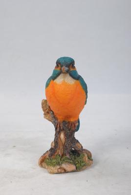 Show full view: Hi-Line Gift 7.5-in Kingfisher On Stump Statue Outdoor Decor slide 2 of 8