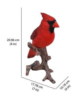 Show full view: Hi-Line Gift 8.25-in Cardinal On Branch Outdoor Decor slide 5 of 5