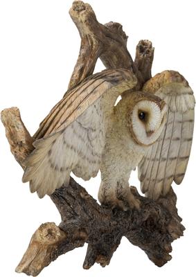Show full view: Hi-Line Gift 15.16-in Flying Barn Owl Wall Plaque Outdoor Decor slide 5 of 8