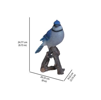 Show full view: Hi-Line Gift 9.75-in Blue Jay On Branch Outdoor Decor slide 6 of 6