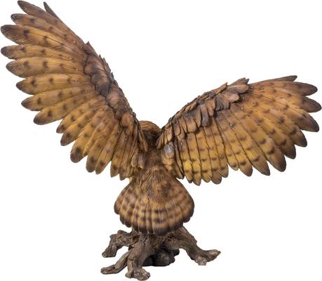 Show full view: Hi-Line Gift 17.52-in Barn Owl On Stump with Open Wings Outdoor Decor slide 3 of 6