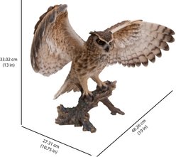 Hi-Line Gift 13-in Eagle Owl On Branch with Wings Out Outdoor Decor slide 2 of 7