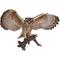 Show in main carousel: Hi-Line Gift 13-in Eagle Owl On Branch with Wings Out Outdoor Decor slide 5 of 7