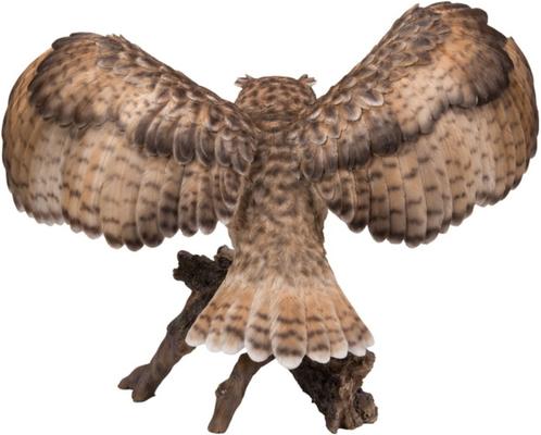 Show full view: Hi-Line Gift 13-in Eagle Owl On Branch with Wings Out Outdoor Decor slide 4 of 7