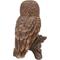 Show in main carousel: Hi-Line Gift 12.4-in Brown Owl On Stump Outdoor Decor slide 5 of 7