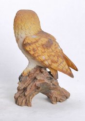 Hi-Line Gift 14-in Barn Owl On Branch Statue Outdoor Decor slide 2 of 6