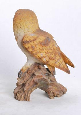 Show full view: Hi-Line Gift 14-in Barn Owl On Branch Statue Outdoor Decor slide 5 of 6