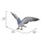 Show in main carousel: Hi-Line Gift 9.25-in Grey Pigeon with Coloured Neck Statue Outdoor Decor slide 7 of 7