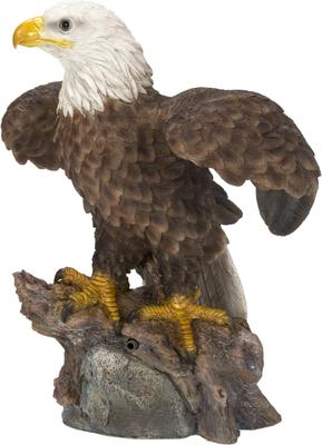 Show full view: Hi-Line Gift 8.27-in Motion Activated Singing Eagle Outdoor Decor slide 2 of 9