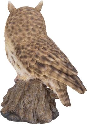 Show full view: Hi-Line Gift 6.42-in Motion Activated Singing Long Eared Owlet Standing On Stump Outdoor Decor slide 5 of 8
