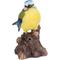 Show in main carousel: Hi-Line Gift 5.31-in Motion Activated Singing Bird Blue Tit On Stump Outdoor Decor slide 2 of 8