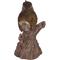 Show in main carousel: Hi-Line Gift 5.31-in Motion Activated Singing Troglodyte Standing On Stump Outdoor Decor slide 4 of 9