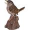 Show in main carousel: Hi-Line Gift 5.31-in Motion Activated Singing Troglodyte Standing On Stump Outdoor Decor slide 3 of 9