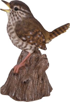 Show full view: Hi-Line Gift 5.31-in Motion Activated Singing Troglodyte Standing On Stump Outdoor Decor slide 3 of 9