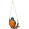 Show in main carousel: Hi-Line Gift 5.12-in Hanging Kingfisher On A Branch Outdoor Decor slide 2 of 8