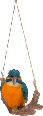 Show full view: Hi-Line Gift 5.12-in Hanging Kingfisher On A Branch Outdoor Decor slide 2 of 8