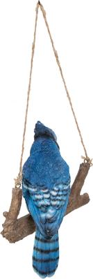 Show full view: Hi-Line Gift 5.91-in Hanging Blue Jay On A Branch Outdoor Decor slide 4 of 9
