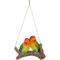 Show in main carousel: Hi-Line Gift 5.04-in Hanging Parrots Lovebirds On A Branch Outdoor Decor slide 2 of 8