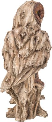 Show full view: Hi-Line Gift 13-in Driftwood Barn Owl On Stump Statue Outdoor Decor slide 4 of 9