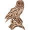 Show in main carousel: Hi-Line Gift 13-in Driftwood Barn Owl On Stump Statue Outdoor Decor slide 2 of 9