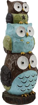 Show full view: Hi-Line Gift 30.1-in Stacked Owls Outdoor Decor slide 3 of 9