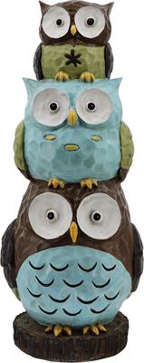Show full view: Hi-Line Gift 30.1-in Stacked Owls Outdoor Decor slide 2 of 9