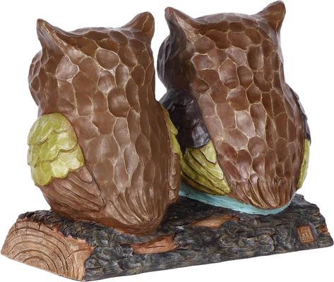 Show full view: Hi-Line Gift 10.38-in Owl Couple with Welcome Sign Outdoor Decor slide 7 of 9