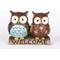 Show in main carousel: Hi-Line Gift 10.38-in Owl Couple with Welcome Sign Outdoor Decor slide 4 of 9