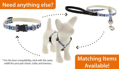 Show full view: LupinePet MicroBatch Limited Edition Adjustable Dog Collar, Fair Isle, Small: 10 to 16-in neck, 1/2-in wide slide 5 of 6