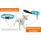 Show in main carousel: LupinePet MicroBatch Limited Edition Adjustable Dog Collar, Penguin Party, Large: 15 to 25-in neck, 3/4-in wide slide 5 of 6
