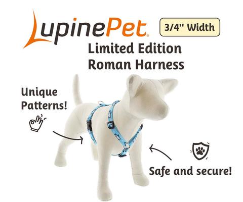 Show full view: LupinePet MicroBatch Limited Edition Adjustable Dog Harness, Penguin Party, Medium: 14 to 24-in chest girth, 3/4-in wide slide 2 of 6