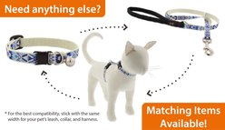 LupinePet MicroBatch Limited Edition Breakaway Buckle Safety Cat Collar, Fair Isle, 8 to 12-in neck, 1/2-in wide slide 2 of 4