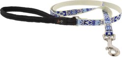 LupinePet MicroBatch Limited Edition Padded Handle Dog & Cat Leash, Fair Isle, 6-ft long, 1/2-in wide