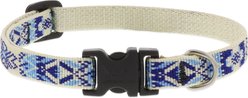 LupinePet MicroBatch Limited Edition Adjustable Dog Collar, Fair Isle, Small: 10 to 16-in neck, 1/2-in wide