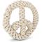 Show in main carousel: Harry Barker Rope Peace Tug Dog Toy, Beige slide 2 of 2