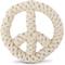Show in main carousel: Harry Barker Rope Peace Tug Dog Toy, Beige slide 1 of 2