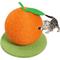 Show in main carousel: NonoPets Fruit Fun Sisal Rope Scratching Ball Cat Toy, Orange slide 1 of 7