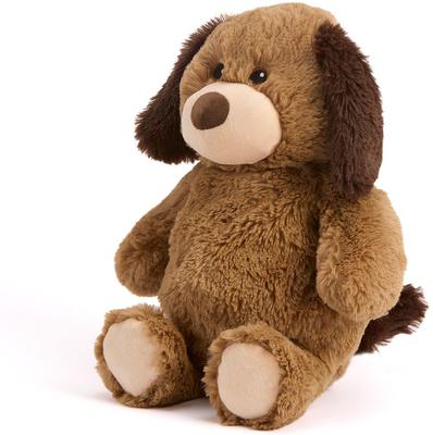 Show full view: Warmies Plush Dog & Cat Toy, Brown slide 2 of 5