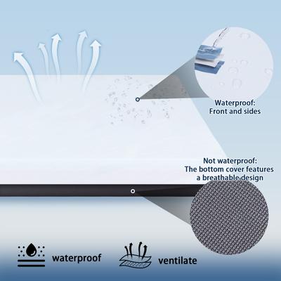 Show full view: LFC PETS Orthopedic Memory Foam Dog & Cat Bed with Removable Cover, Grey, Large slide 5 of 10