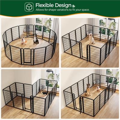 Show full view: Yaheetech Metal Dog Playpen, 8-Panel, 47-in slide 6 of 10