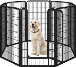 Yaheetech Metal Dog Playpen, 8-Panel, 47-in