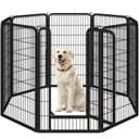 Yaheetech Metal Dog Playpen, 8-Panel, 47-in