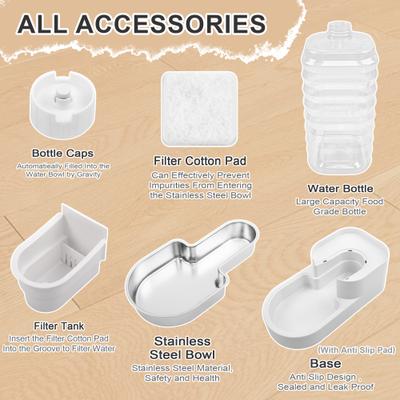 Show full view: Modign Stainless Steel Dog & Cat Water Dispenser, 12-l slide 5 of 10