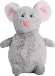 Warmies Mouse Plush Dog & Cat Toy, Gray