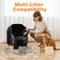 Show in main carousel: Aoruefar Open-Top Smart Self Cleaning Cat Litter Box Bundle, Black slide 5 of 9